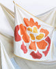 abstract floral quilt made by Anchal artisans from GOTS certified organic cotton