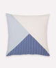 Anchal Project Didi colorblock throw pillow made from organic cotton and made by anchal artisan