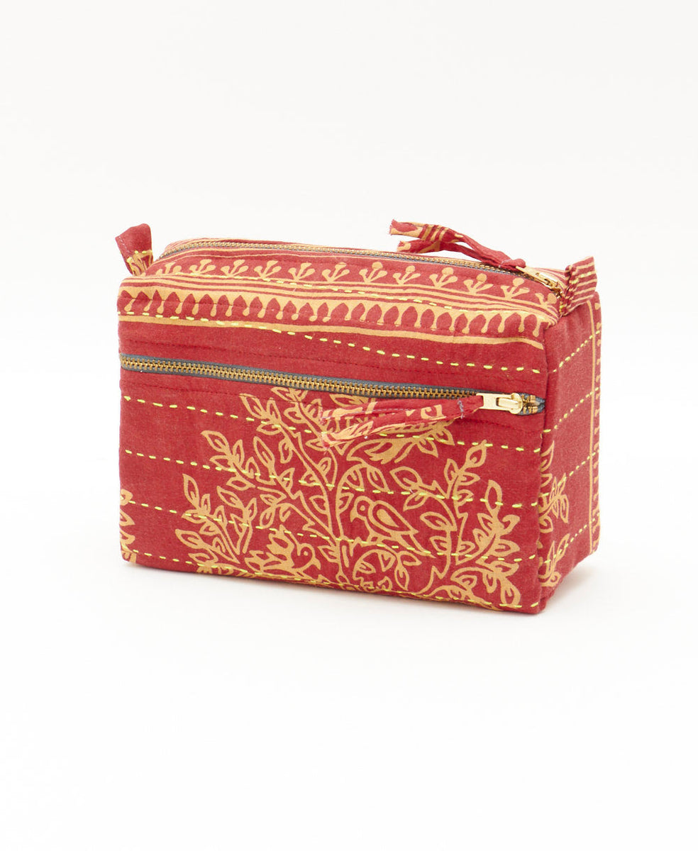 Medium Kantha Toiletry Bag - No. 230514 | Anchal Project