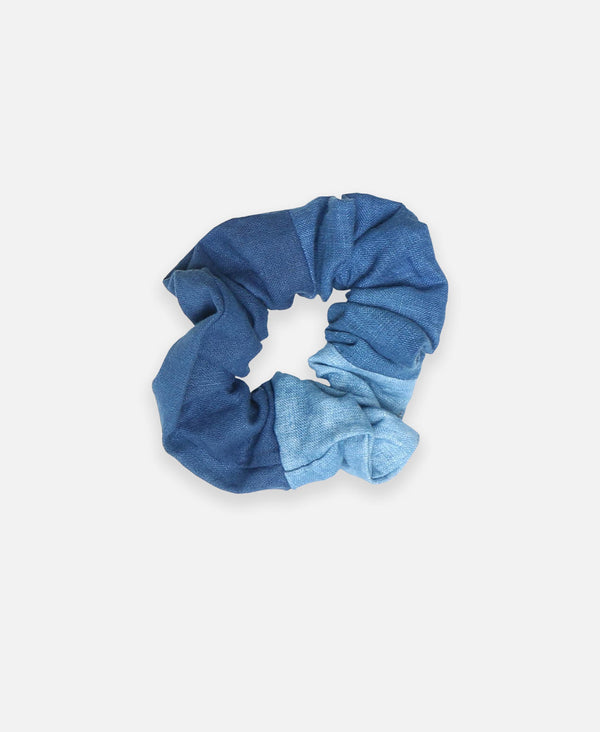 Naturally Dyed Colorblock Scrunchie