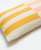 Anchal Offset pink and mustard lumbar pillow