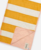 artisan-made modern offset stripe quilt by Anchal Project