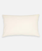 GOTS certified organic cotton lumbar throw pillow ethically made by Anchal artisans