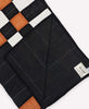 organic cotton quilted patchwork throw with plaid design by Anchal