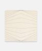 organic cotton ivory napkin set with hand-stitched prism design made by Anchal Project artisans