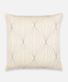 Anchal geometric diamond patterned throw pillow made from organic cotton