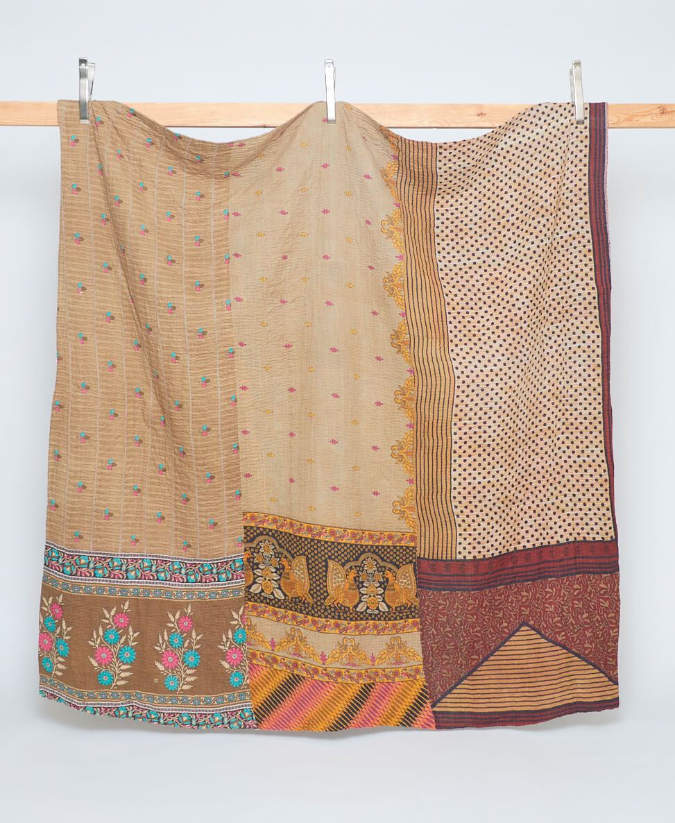 Fair trade kantha discount quilt