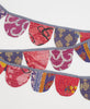 In hues of pink and purple, this cotton fabric garland is the perfect ecofriendly decoration 