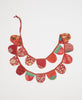 red festive scallop garland perfect for celebrations with friends and family
