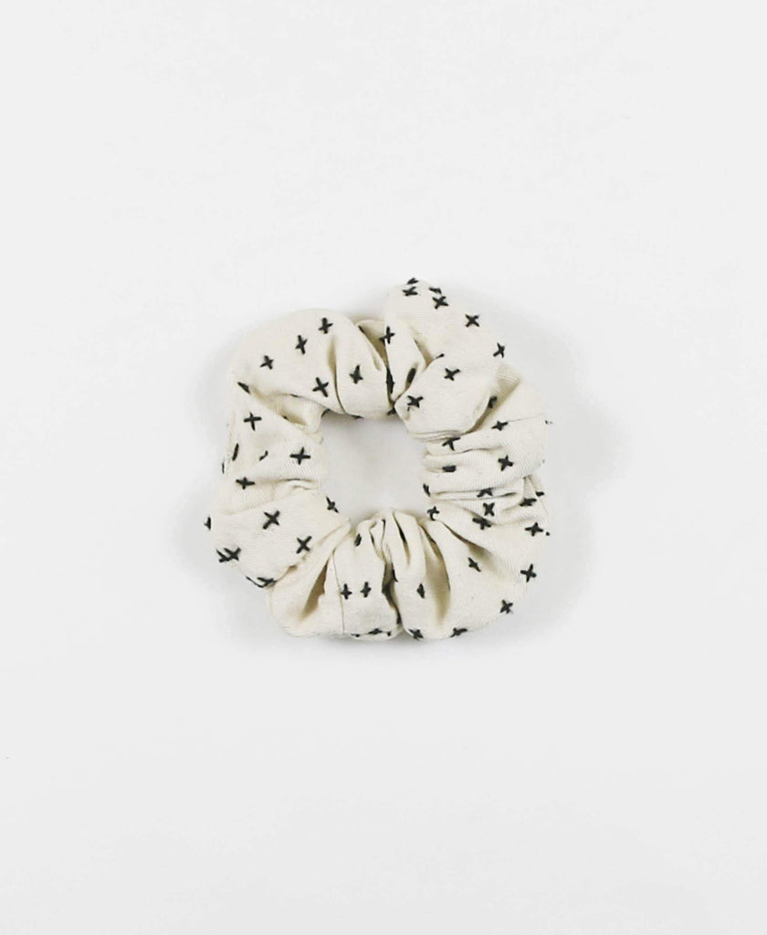 Anchal Project organic cotton hair scrunchie in ivory