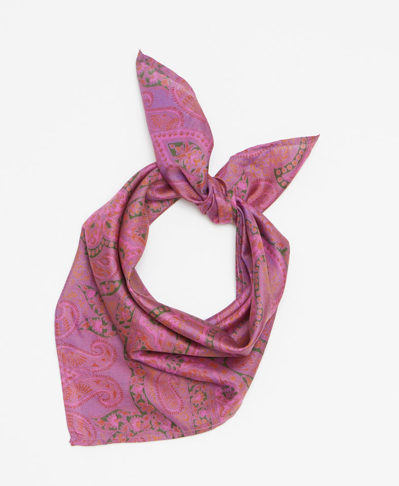 Vintage Silk Bandana - No. 230422