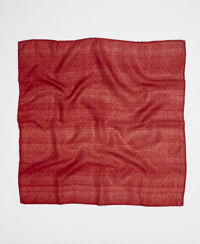 Vintage Silk Square Scarf - No. 230522