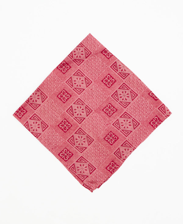 fair trade bandana handmade by women artisans using recycled vintage silk saris
