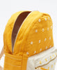 zippered daisy backpack lined with duck canvas by Anchal