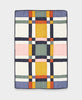 small quilted plaid throw with colorful checkered design handcrafted in India by Anchal artisans