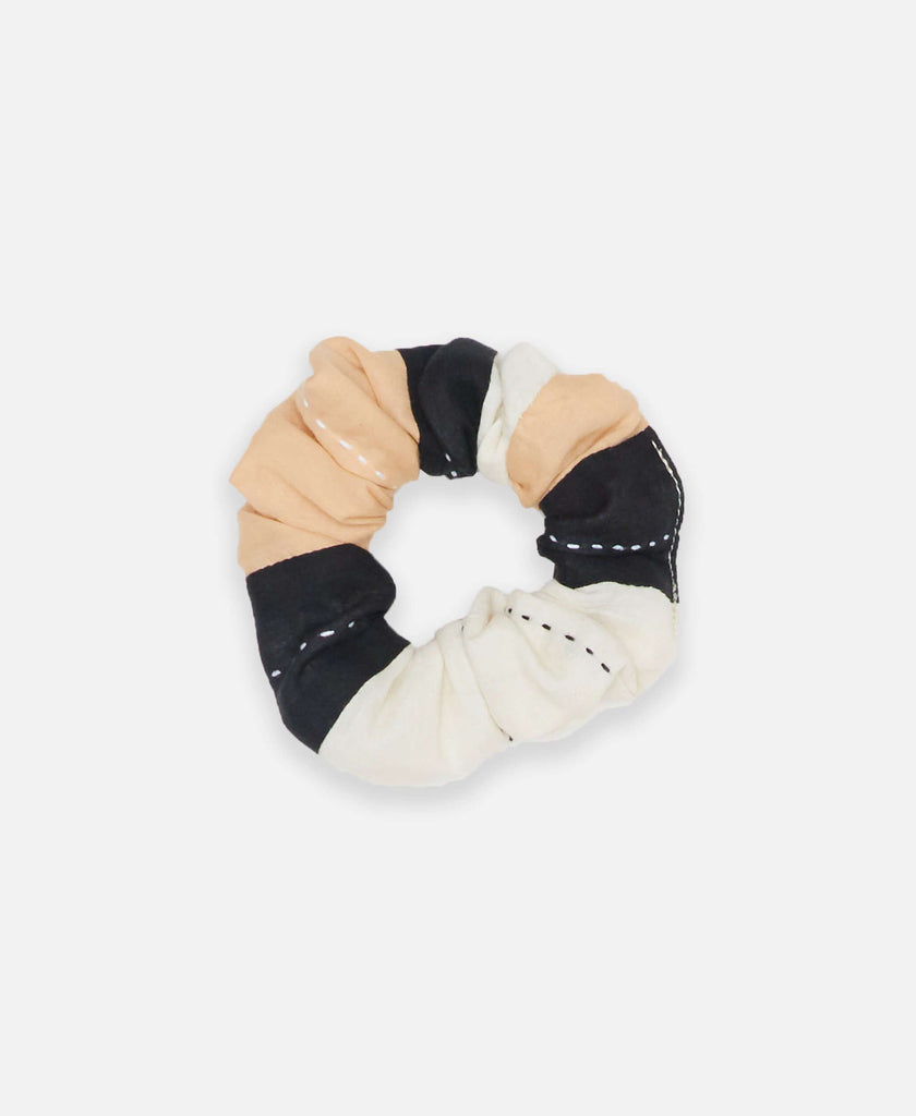 organic cotton striped scrunchie by Anchal Project