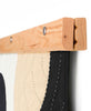 modern solid wood textile display hanger made for quilts