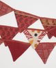 fair trade party decoration handmade by women artisans in Ajmer, India using scraps of upcycled vintage cotton saris