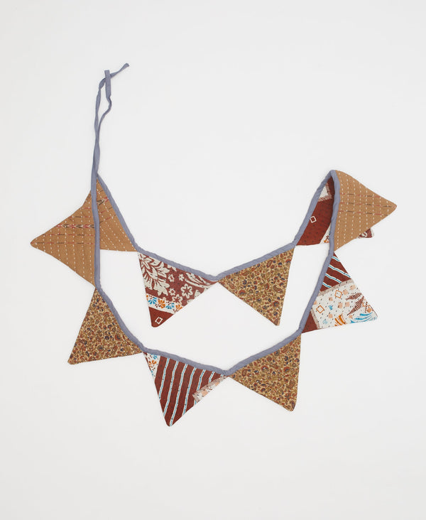 brown triangle garland perfect for all celebrations and holidays 