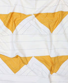 super soft GOTS certified organic cotton duvet cover with bold geometric triangle pattern