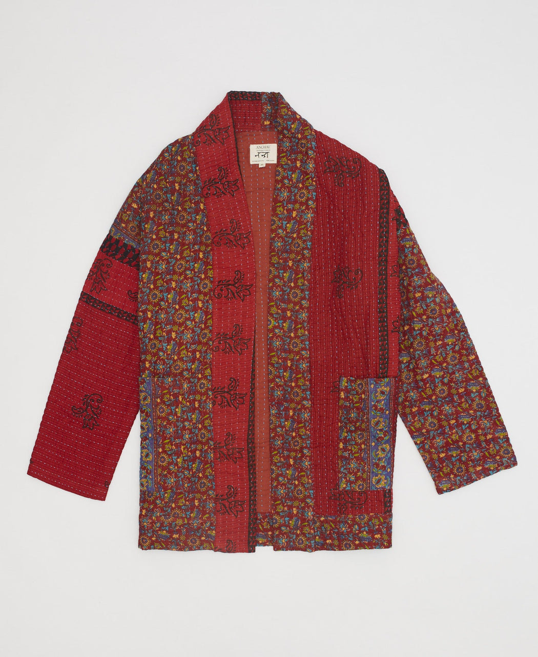 Kantha quilted outlet jacket